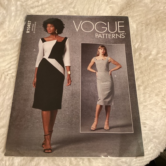 Vintage Vogue R10457 Uncut Dress Sewing Pattern Sz (14-16-18-20-22) Sewing - Picture 1 of 2